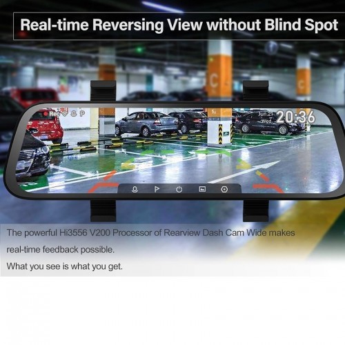 70mai D07 Rearview Dash Cam Wide + rear camera  RC05